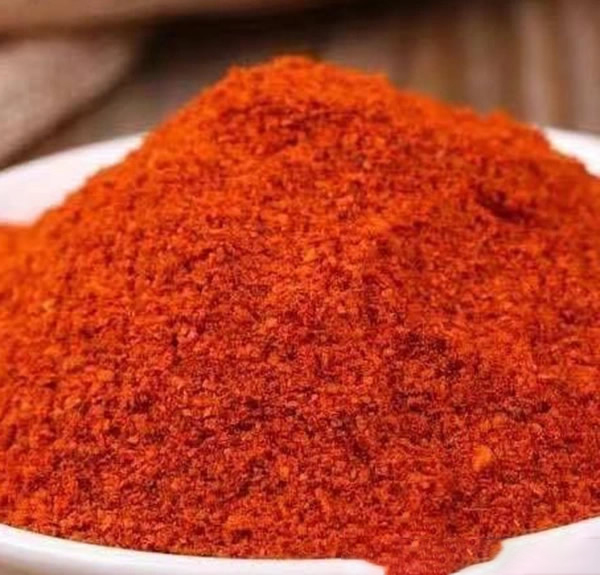 Dehydrated jalapeno red pepper powder